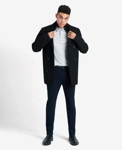 Kenneth Cole Slim-fit Recycled Stretch Denim Jeans In Blue