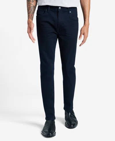 Kenneth Cole Slim-fit Recycled Stretch Denim Jeans In Blue