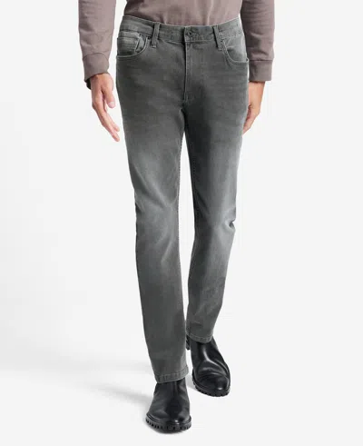 Kenneth Cole Slim-fit Recycled Stretch Denim Jean In Gray
