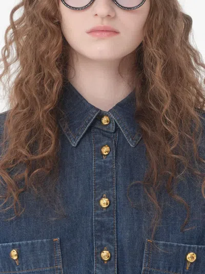 Valentino Vlogo Signature Panama Bucket Hat With Satin Bow In Multi