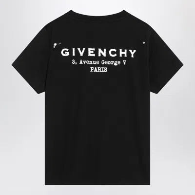 Givenchy Black Cotton Jersey Crewneck T-shirt