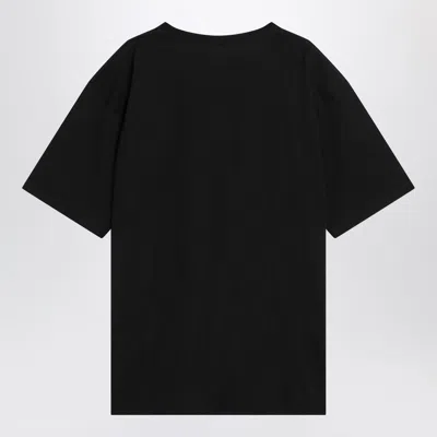 Valentino Chat De La Maison Cotton T-shirt In Black