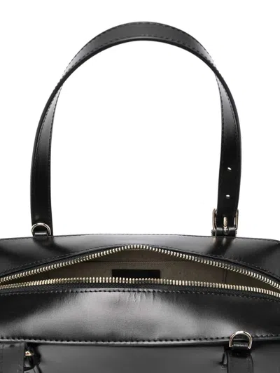 Apc A.p.c. Black Shoulder Bag With Versatile Carrying Options In Black