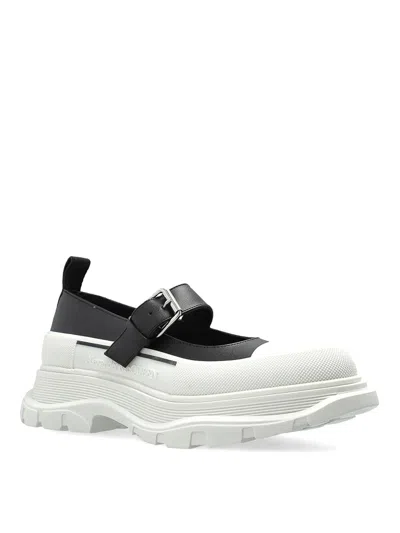 Alexander Mcqueen Leather And Rubber Sneakers In Animal Print