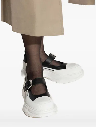 Alexander Mcqueen Leather And Rubber Sneakers In Animal Print