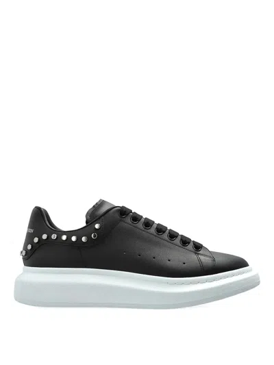 Alexander Mcqueen Studded Oversize Sneakers In Black