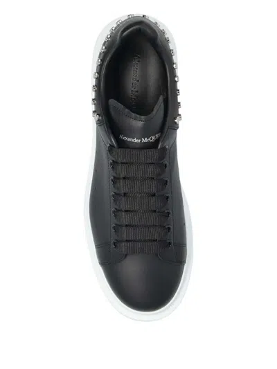 Alexander Mcqueen Studded Oversize Sneakers In Black