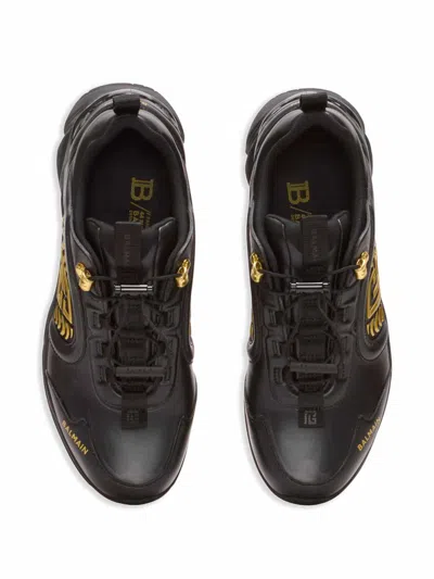 Balmain 'cosmic Dust' Sneakers In Black