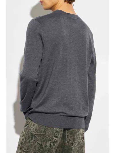 Dsquared2 Grey Virgin Wool Sweater In Gray