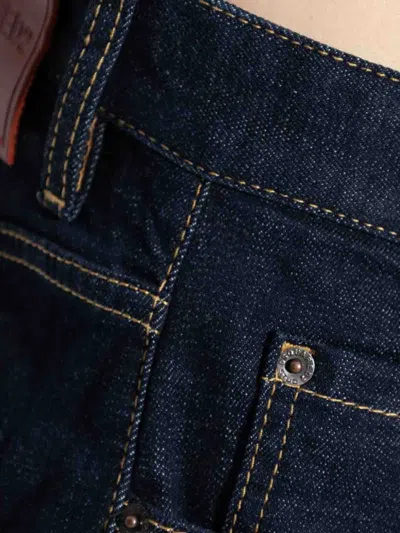 Dsquared2 Indigo Wide-leg Denim Jeans In Blue