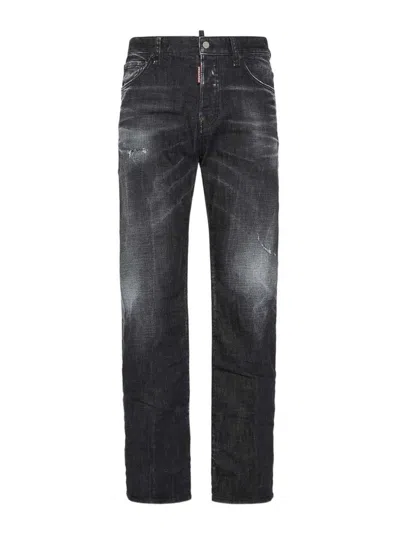 Dsquared2 Dsquared Men Straight Jeans In Black