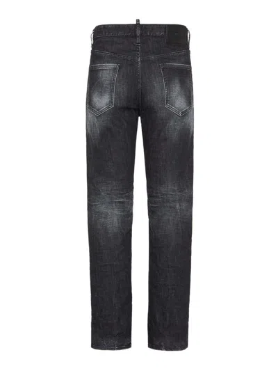 Dsquared2 Dsquared Men Straight Jeans In Black