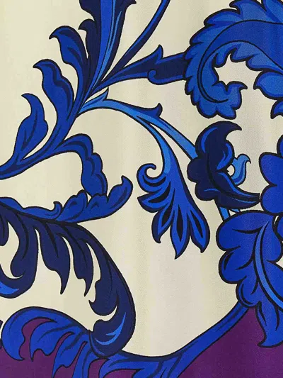 Etro Paisley Print Maxi Shirt In Multi