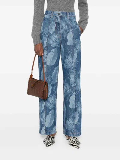 Etro Arnica Shoulder Bag 1984 Brown In Multi