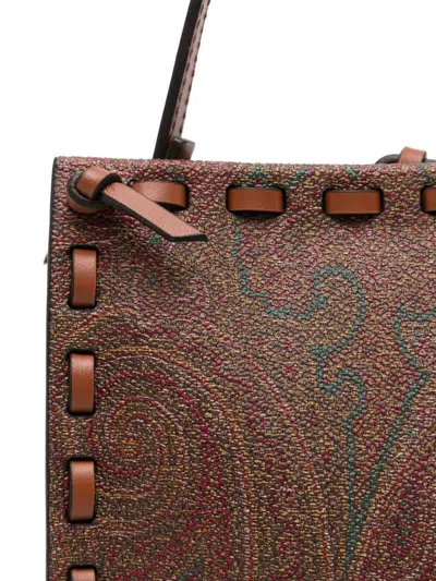 Etro Arnica Shoulder Bag 1984 Brown In Multi