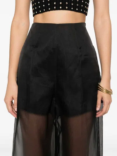 Forte Forte Forte_forte My Pants Semi-sheer Trousers In Black