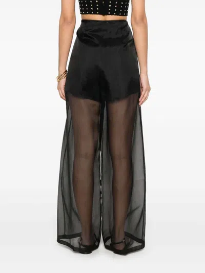 Forte Forte Forte_forte My Pants Semi-sheer Trousers In Black