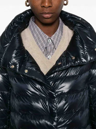 Herno Silk Jackets In Blue