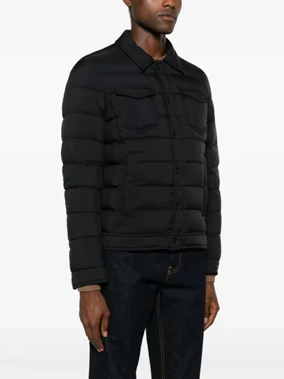 Herno La Camicia Quilted Nylon Down Jacket In Black