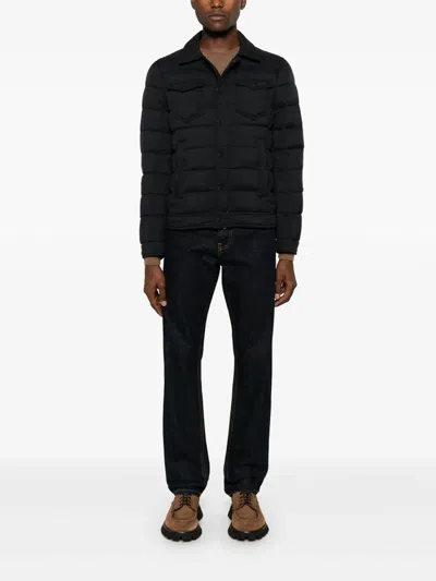 Herno La Camicia Quilted Nylon Down Jacket In Black