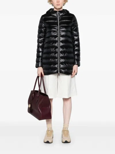 Herno A-shape Ultralight Jacket With Glossy Finish In Black