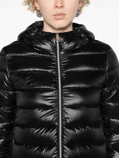 Herno A-shape Ultralight Jacket With Glossy Finish In Black