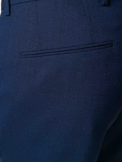 Hugo Boss Single-breasted Two-piece Suit In Virgin Wool Boss In Blue