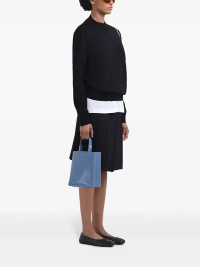 Marni Jersey Logo Short Sleeved T-shirt In White