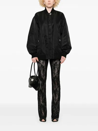 Sportmax 'agape' Bomber Jacket In Black