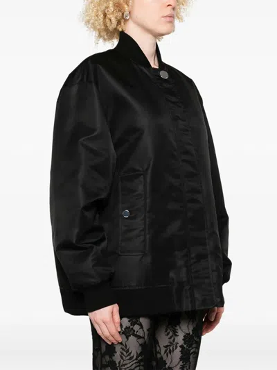 Sportmax 'agape' Bomber Jacket In Black