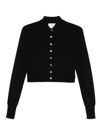 Sportmax Perseus Black Cardigan In Black