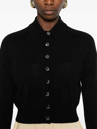 Sportmax Perseus Black Cardigan In Black