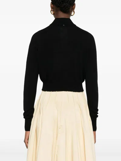 Sportmax Perseus Black Cardigan In Black