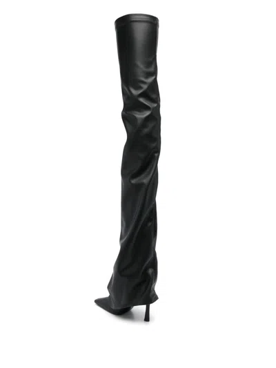 Attico ''robin Otk'' Thigh High Boots 95mm In Black