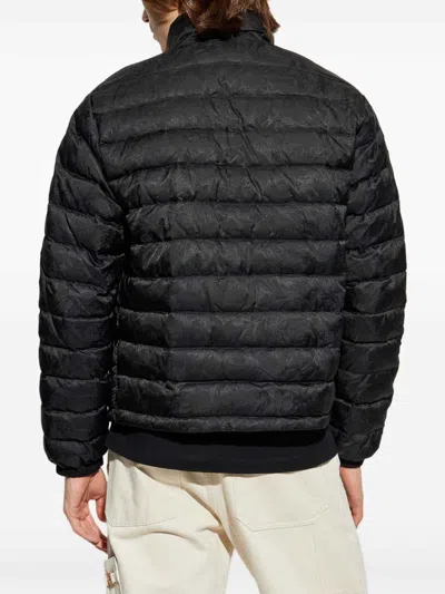 Versace Tailored Jacket With Elasticated Cuffs And Hem In Black