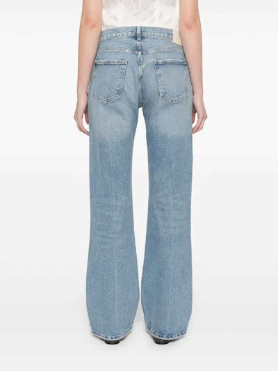 Agolde V-waist Baggy Jeans Fairway Coloured In Blue