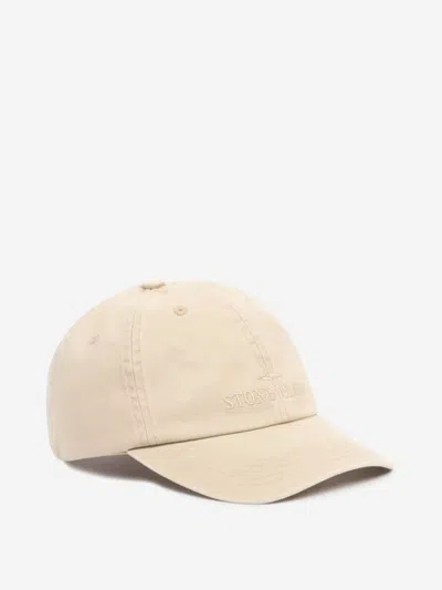 Stone Island 9100002 Brushed Cotton Gabardine In Neutral