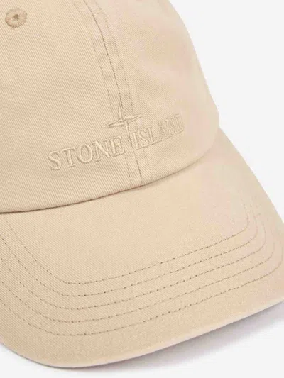 Stone Island 9100002 Brushed Cotton Gabardine In Neutral