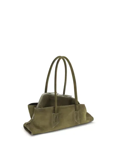 Attico Shoulder Bags Green In Green