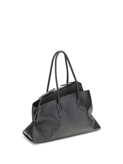Attico La Passeggiata Shoulder Bag In Black