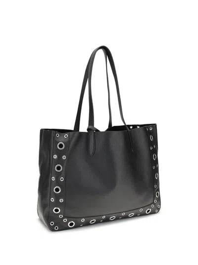 Valentino Nellcote Large Tote In Black