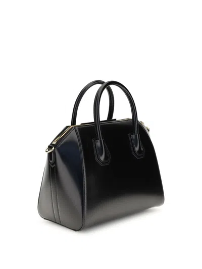 Givenchy Mini Structured Handbag Detachable Strap In Black