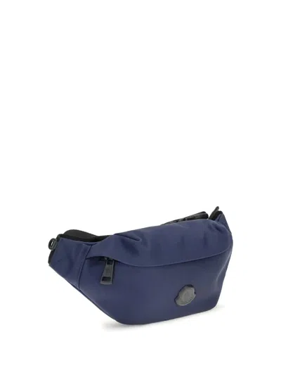Moncler Durance Small Nylon Belt Bag In Blue