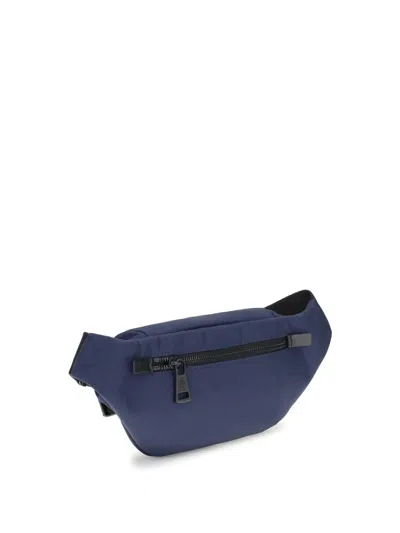 Moncler Durance Small Nylon Belt Bag In Blue