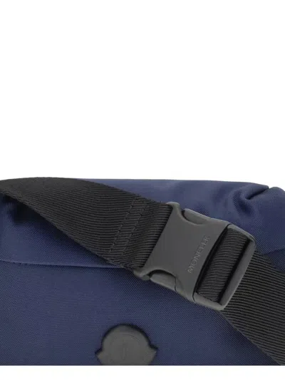 Moncler Durance Small Nylon Belt Bag In Blue