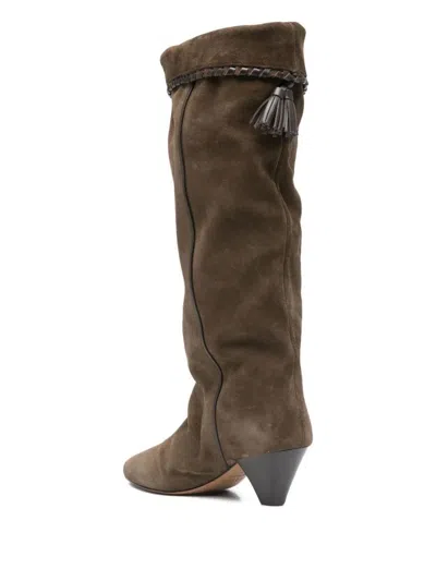 Isabel Marant 55mm Dalby Boots In Brown