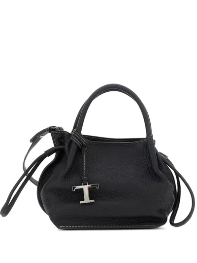 Tod's Leather Small Bucket Bags In Black