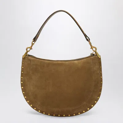 Isabel Marant Borsa Oskan Soft Zipped In Suede Color Taupe In Beige
