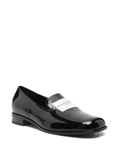 Givenchy Tux Loafers In Patent Leather Shoes In Black