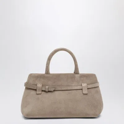 Manu Atelier Le Cambon 25 Cork Bag In Suede In Brown